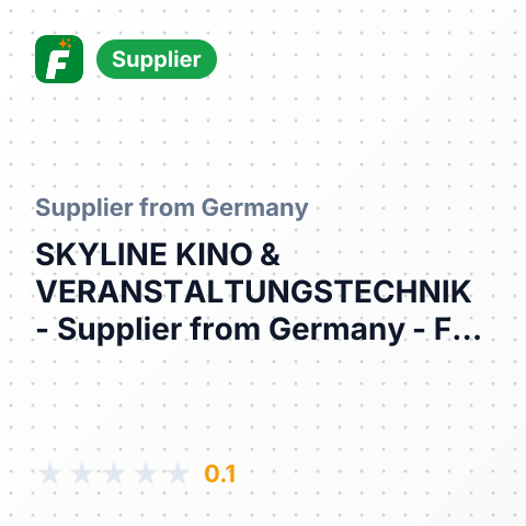 SKYLINE KINO & VERANSTALTUNGSTECHNIK – summary card, no photo uploaded yet