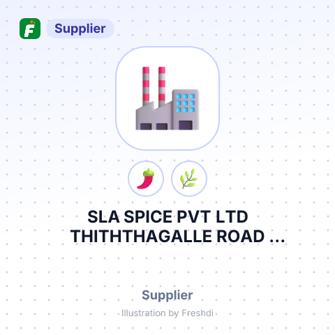 SLA SPICE PVT LTD THITHTHAGALLE ROAD THITHTHAGALL – summary card, no photo uploaded yet