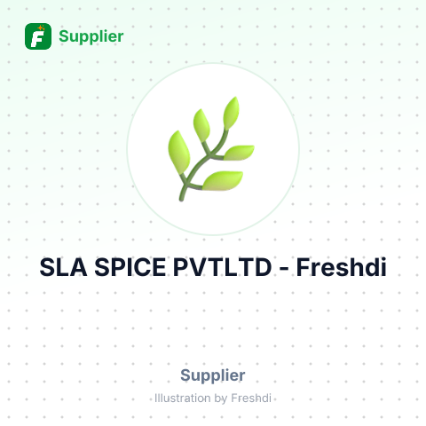 SLA SPICE PVTLTD – summary card, no photo uploaded yet