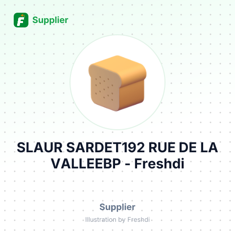 SLAUR SARDET192 RUE DE LA VALLEEBP – summary card, no photo uploaded yet