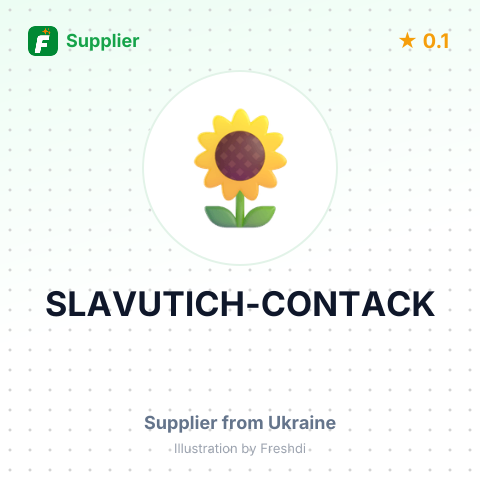 SLAVUTICH-CONTACK – summary card, no photo uploaded yet