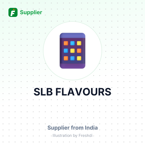 SLB FLAVOURS – summary card, no photo uploaded yet
