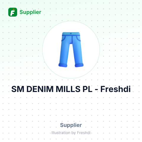 SM DENIM MILLS PL – summary card, no photo uploaded yet