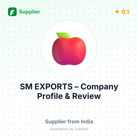 SM EXPORTS – summary card, no photo uploaded yet