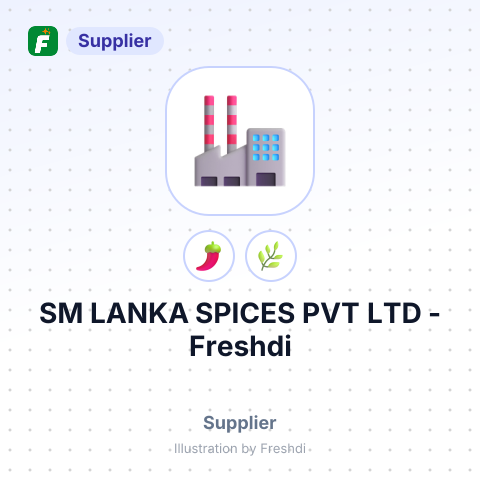 SM LANKA SPICES PVT LTD – summary card, no photo uploaded yet