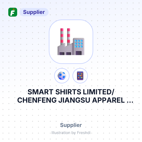 SMART SHIRTS LIMITED/CHENFENG JIANGSU APPAREL CO.,LTD – summary card, no photo uploaded yet