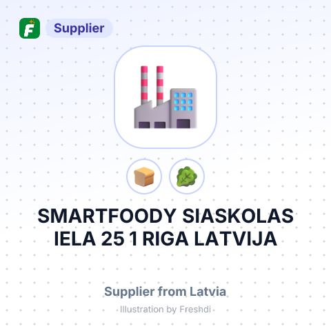 SMARTFOODY SIASKOLAS IELA 25 1 RIGA LATVIJA – summary card, no photo uploaded yet