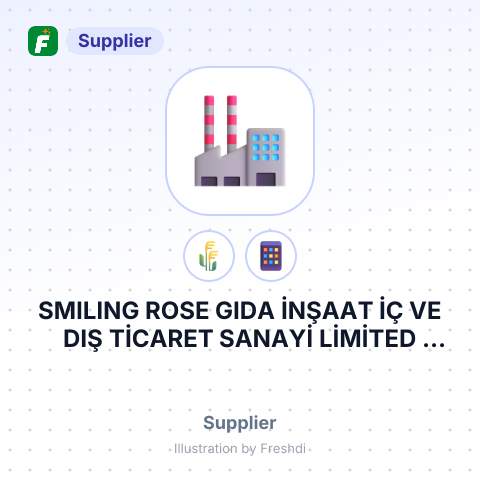 SMILING ROSE GIDA İNŞAAT İÇ VE DIŞ TİCARET SANAYİ LİMİTED ŞİRKETİ – summary card, no photo uploaded yet