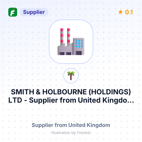 SMITH & HOLBOURNE (HOLDINGS) LTD – summary card, no photo uploaded yet