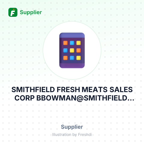 SMITHFIELD FRESH MEATS SALES CORP BBOWMAN@SMITHFIELD. COM – summary card, no photo uploaded yet
