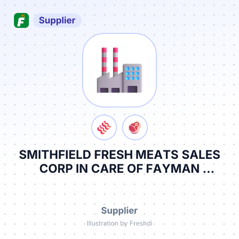 SMITHFIELD FRESH MEATS SALES CORP IN CARE OF FAYMAN EUROPE LIMITED – summary card, no photo uploaded yet
