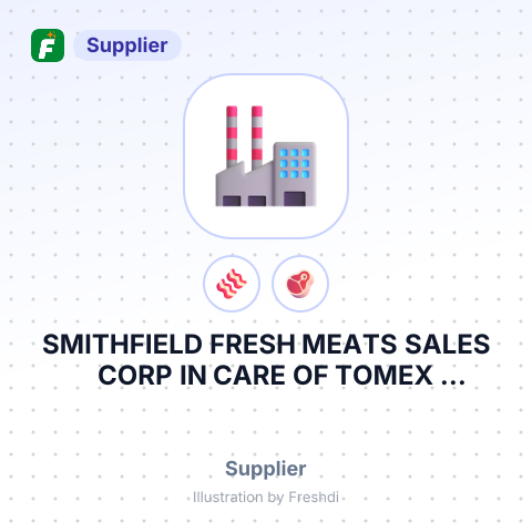 SMITHFIELD FRESH MEATS SALES CORP IN CARE OF TOMEX DENMARK A S – summary card, no photo uploaded yet