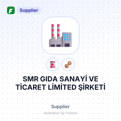 SMR GIDA SANAYİ VE TİCARET LİMİTED ŞİRKETİ – summary card, no photo uploaded yet