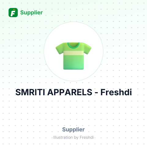 SMRITI APPARELS – summary card, no photo uploaded yet
