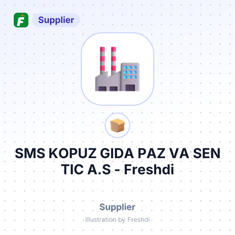 SMS KOPUZ GIDA PAZ VA SEN TIC A.S – summary card, no photo uploaded yet