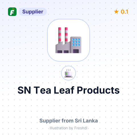 SN Tea Leaf Products  – summary card, no photo uploaded yet