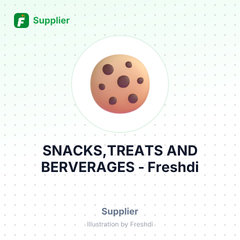 SNACKS,TREATS AND BERVERAGES – summary card, no photo uploaded yet