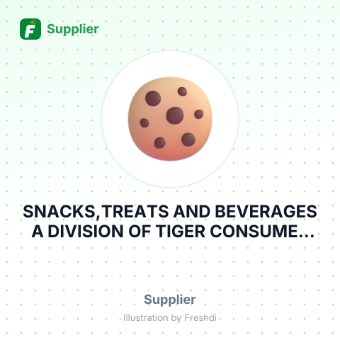 SNACKS,TREATS AND BEVERAGES A DIVISION OF TIGER CONSUMER BRANDS LTD – summary card, no photo uploaded yet