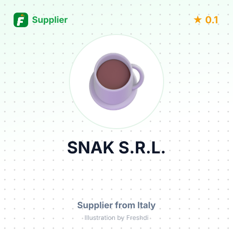 SNAK S.R.L. – summary card, no photo uploaded yet