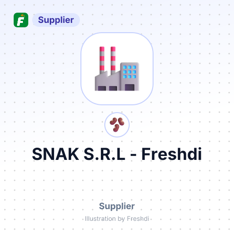 SNAK S.R.L – summary card, no photo uploaded yet