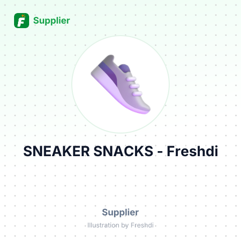 SNEAKER SNACKS – summary card, no photo uploaded yet