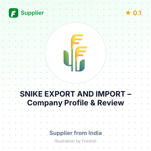 SNIKE EXPORT AND IMPORT – summary card, no photo uploaded yet