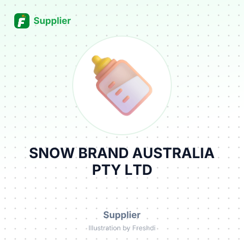 SNOW BRAND AUSTRALIA PTY LTD – summary card, no photo uploaded yet