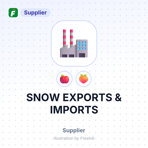 SNOW EXPORTS & IMPORTS – summary card, no photo uploaded yet