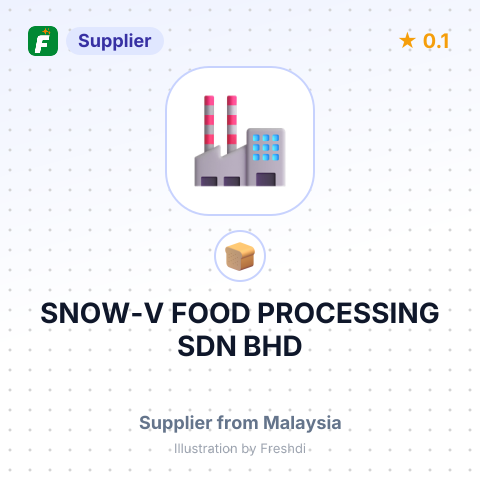 SNOW-V FOOD PROCESSING SDN BHD – summary card, no photo uploaded yet