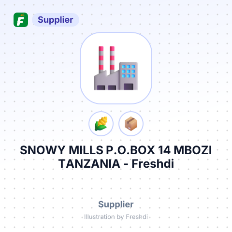 SNOWY MILLS P.O.BOX 14 MBOZI TANZANIA – summary card, no photo uploaded yet