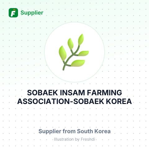 SOBAEK INSAM FARMING ASSOCIATION-SOBAEK KOREA – summary card, no photo uploaded yet