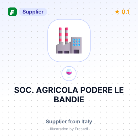 SOC. AGRICOLA PODERE LE BANDIE – summary card, no photo uploaded yet