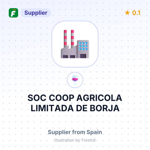 SOC COOP AGRICOLA LIMITADA DE BORJA – summary card, no photo uploaded yet