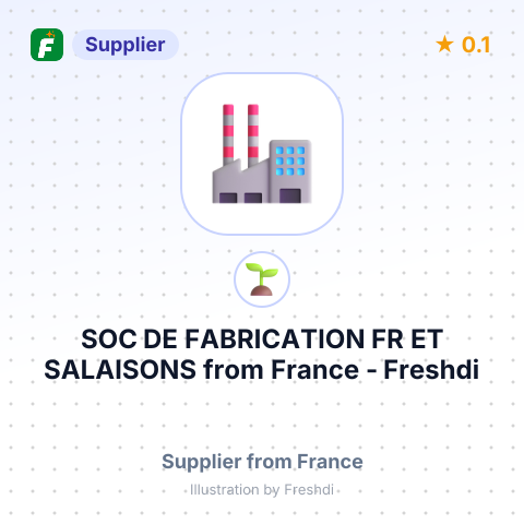 SOC DE FABRICATION FR ET SALAISONS – summary card, no photo uploaded yet