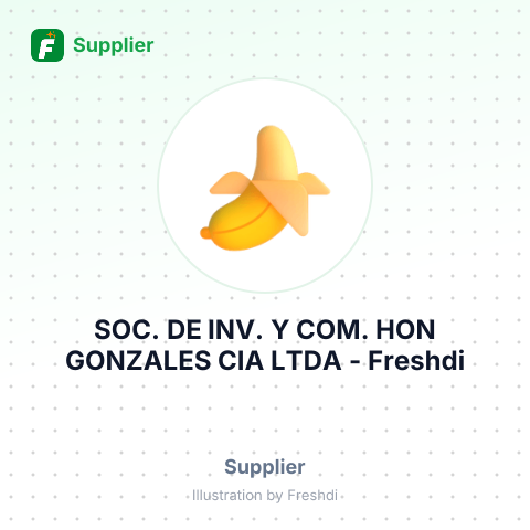 SOC. DE INV. Y COM. HON GONZALES CIA LTDA – summary card, no photo uploaded yet