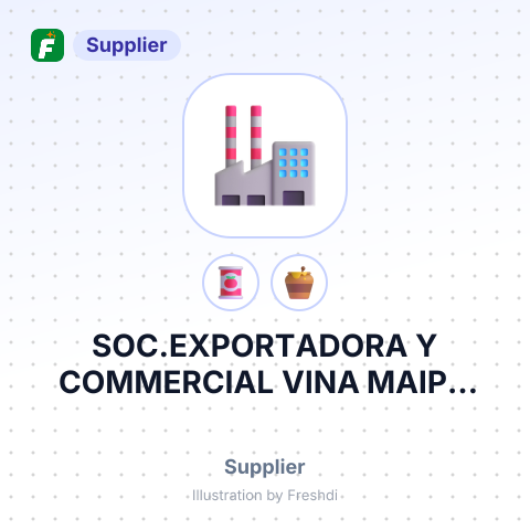 SOC.EXPORTADORA Y COMMERCIAL VINA MAIPO SPA – summary card, no photo uploaded yet