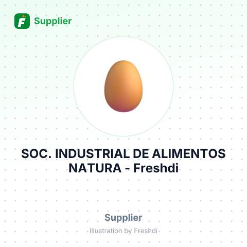 SOC. INDUSTRIAL DE ALIMENTOS NATURA – summary card, no photo uploaded yet