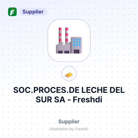 SOC.PROCES.DE LECHE DEL SUR SA – summary card, no photo uploaded yet