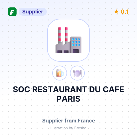 SOC RESTAURANT DU CAFE PARIS – summary card, no photo uploaded yet