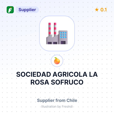 SOCIEDAD AGRICOLA LA ROSA SOFRUCO – summary card, no photo uploaded yet