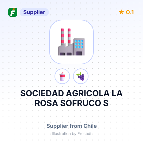 SOCIEDAD AGRICOLA LA ROSA SOFRUCO S – summary card, no photo uploaded yet