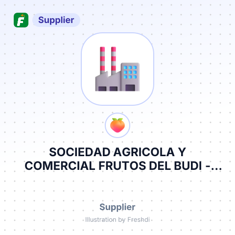 SOCIEDAD AGRICOLA Y COMERCIAL FRUTOS DEL BUDI – summary card, no photo uploaded yet