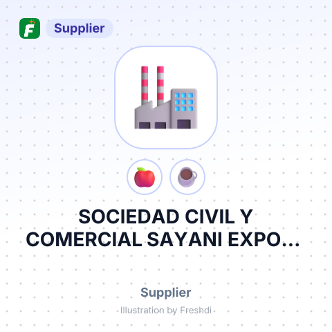 SOCIEDAD CIVIL Y COMERCIAL SAYANI EXPORT SCC – summary card, no photo uploaded yet