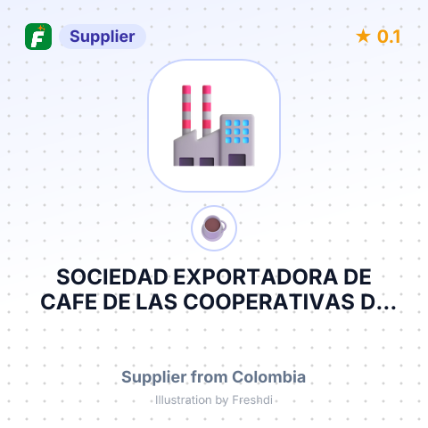 SOCIEDAD EXPORTADORA DE CAFE DE LAS COOPERATIVAS DE CAFICULTORES LTDA. – summary card, no photo uploaded yet