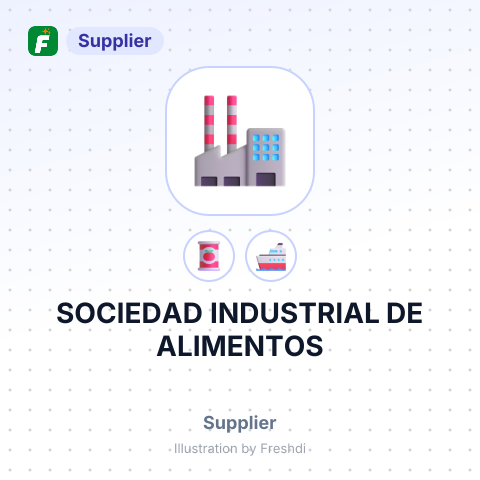 SOCIEDAD INDUSTRIAL DE ALIMENTOS – summary card, no photo uploaded yet