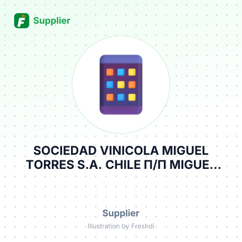 SOCIEDAD VINICOLA MIGUEL TORRES S.A. CHILE П/П MIGUEL TORRES, S.A – summary card, no photo uploaded yet