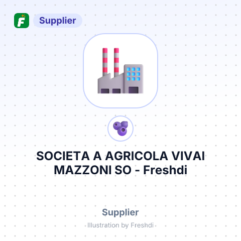 SOCIETA A AGRICOLA VIVAI MAZZONI SO – summary card, no photo uploaded yet