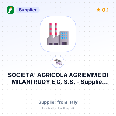 SOCIETA' AGRICOLA AGRIEMME DI MILANI RUDY E C. S.S. – summary card, no photo uploaded yet