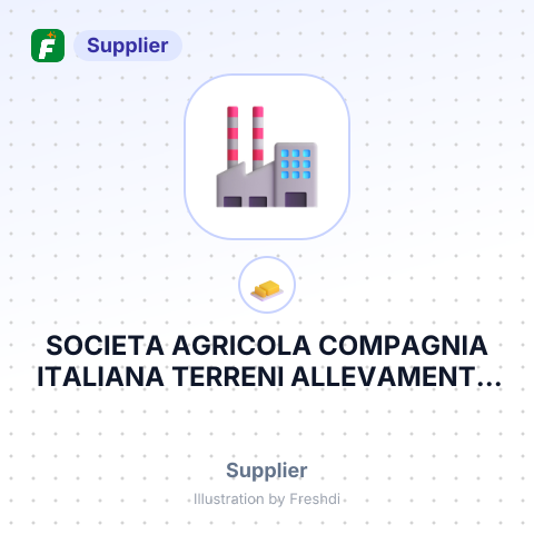 SOCIETA AGRICOLA COMPAGNIA ITALIANA TERRENI ALLEVAMENTO E IMPIANTI S.P.A – summary card, no photo uploaded yet