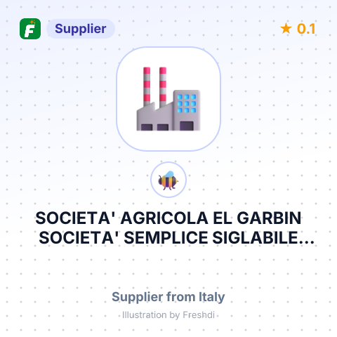 SOCIETA' AGRICOLA EL GARBIN SOCIETA' SEMPLICE SIGLABILE OVE CONSENTITO – summary card, no photo uploaded yet